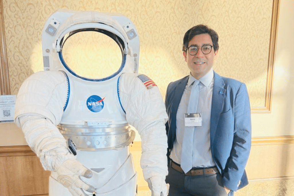 Dr. Mahdi Ebnali presented the STRATUS research lab's project with NASA TRISH.
